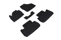 Резиновые коврики с высоким бортом для Land Rover Freelander II 2006-2014, Seintex.83458