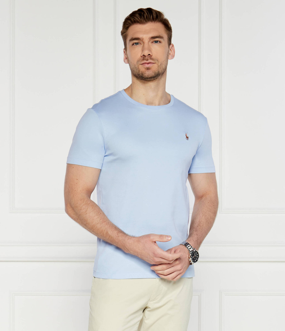 Футболка POLO RALPH LAUREN - голубой(710740727)