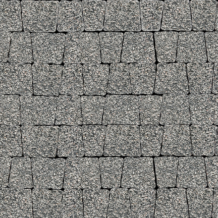 Тротуарная плитка АНТИК - Гранит+ Серый с черным, комплект из 5 видов плит