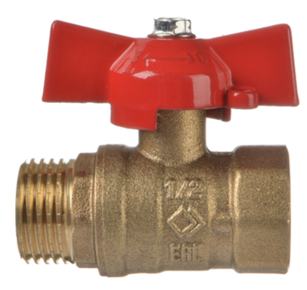 Кран шаровый Expromt 1/2" в/н бант. Ex 10416