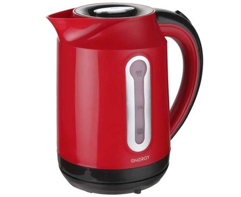 Чайник электр. Energy E-210 Красный (диск, 1,7л) 2кВт, термопластик