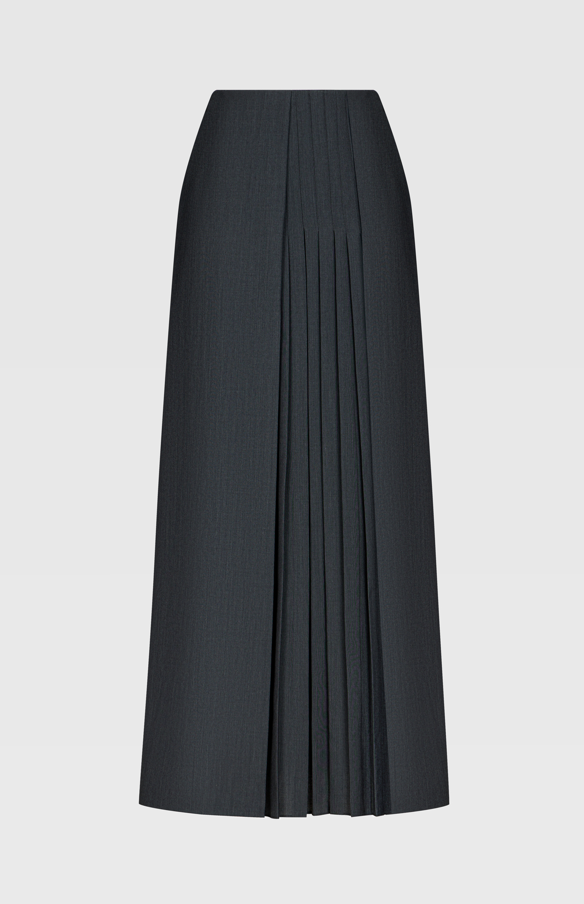 Юбка плиссе серая