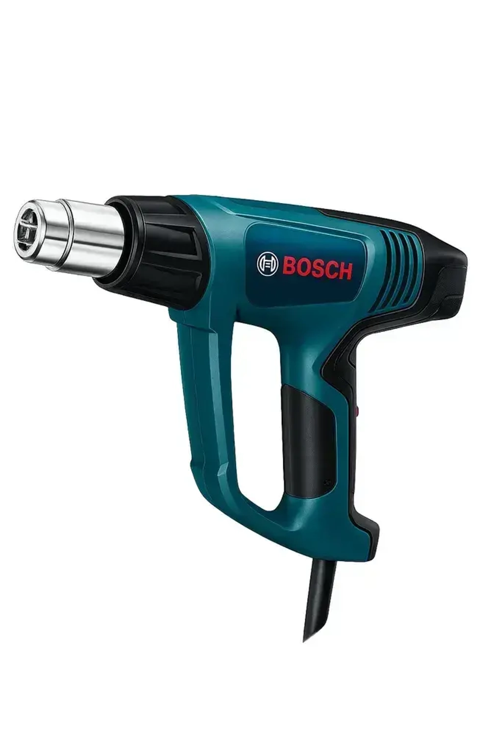 Фен строительный Bosch GHG 20-63, 2000вт, с регулировкой потока ветра и температуры, 4 насадки; технический фен Bosch