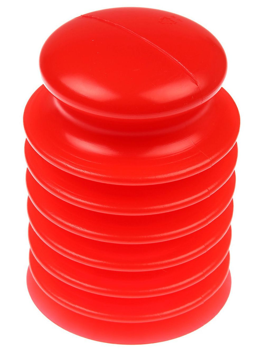 Вантуз красный гармошка