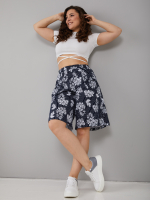 Юбка-шорты Ю-004/тсиний-ветки
