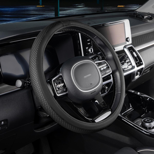 Оплетка руля M Skyway Eco Standart 2 экокожа черная основа черная