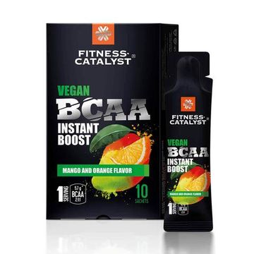 Быстрорастворимый комплекс веганских BCAA (апельсин-манго) Fitness Catalyst