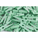 Прищепки-мини д/бокала[500шт];сосна;,L=30,B=8мм;бирюз. (Цвет: бирюзовый)