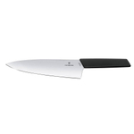 Нож кухонный Victorinox Swiss Modern (6.9013.20B) стальной разделочный лезв.200мм прямая заточка чер