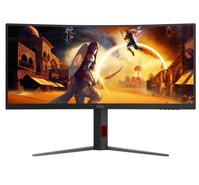 Монитор Игровой 34" AOC CU34G4Z/01/00 VA 3440x1440 240Hz 1ms 400cd/m2 Curved 1500R 2xHDMI 1xDP