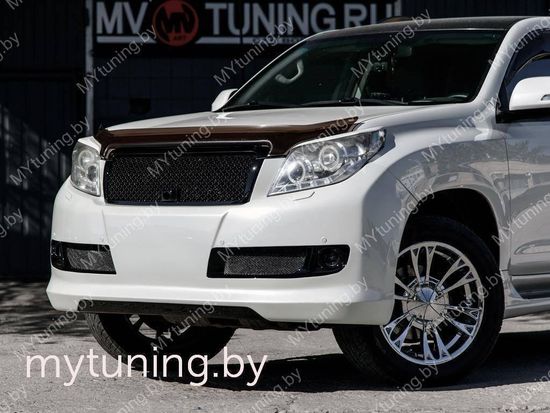 Бампер передний в стиле Elford для Toyota Land Cruiser Prado 150