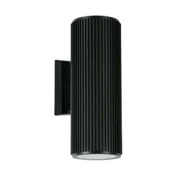 Настенный уличный светильник 2*E27 2858-2W черный Pola Favourite