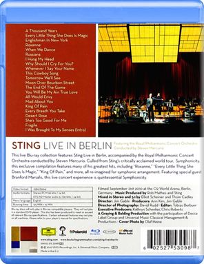 Sting Featuring The Royal Philharmonic Concert Orchestra / Live In Berlin (Blu-ray)