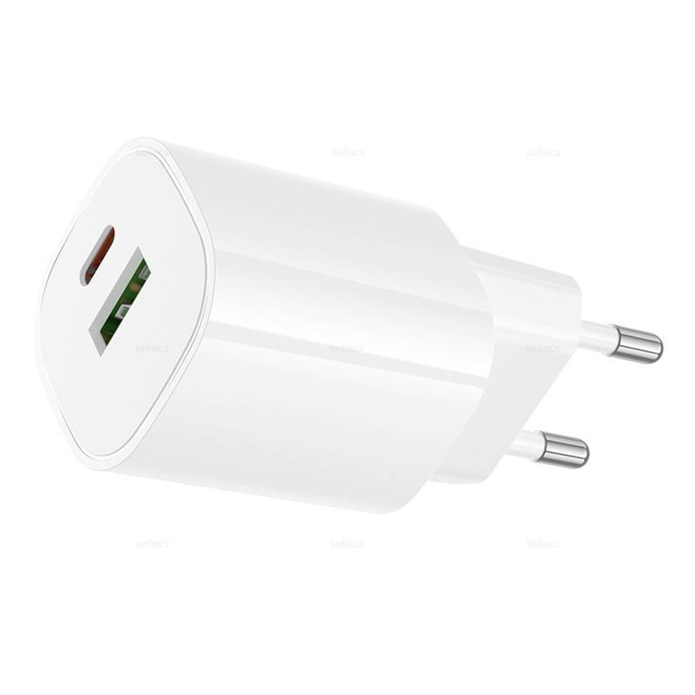 Зарядное устройство PD20W+QC3.0 Borofone BA104A (white)