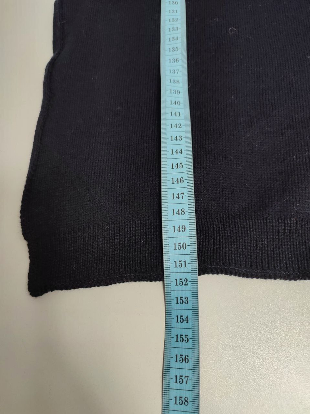 Шарф базовый с шерстью