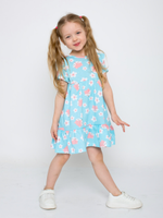 Платье "Ассоль-6", голубой, р.104, (Ивашка)