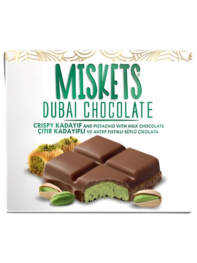 Дубайский шоколад Miskets Dubai Chocolate 100 г