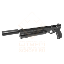 Пистолет пневматический Krugergun Корсар PCP, 180 мм. cal 4.5. Black