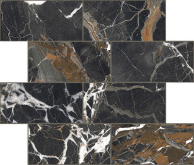 Мозаика BIJOUX OMBRE CARAV GLO 6MM MUR.SF (7.5x15) (767601)