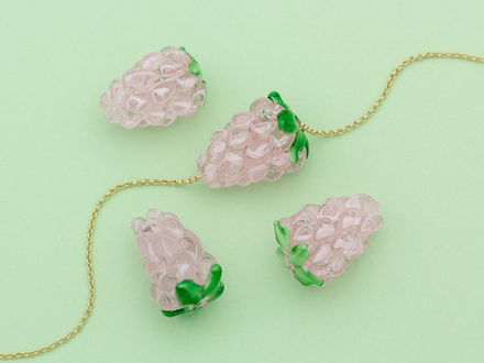 Бусина "Виноград" 23мм, стекло