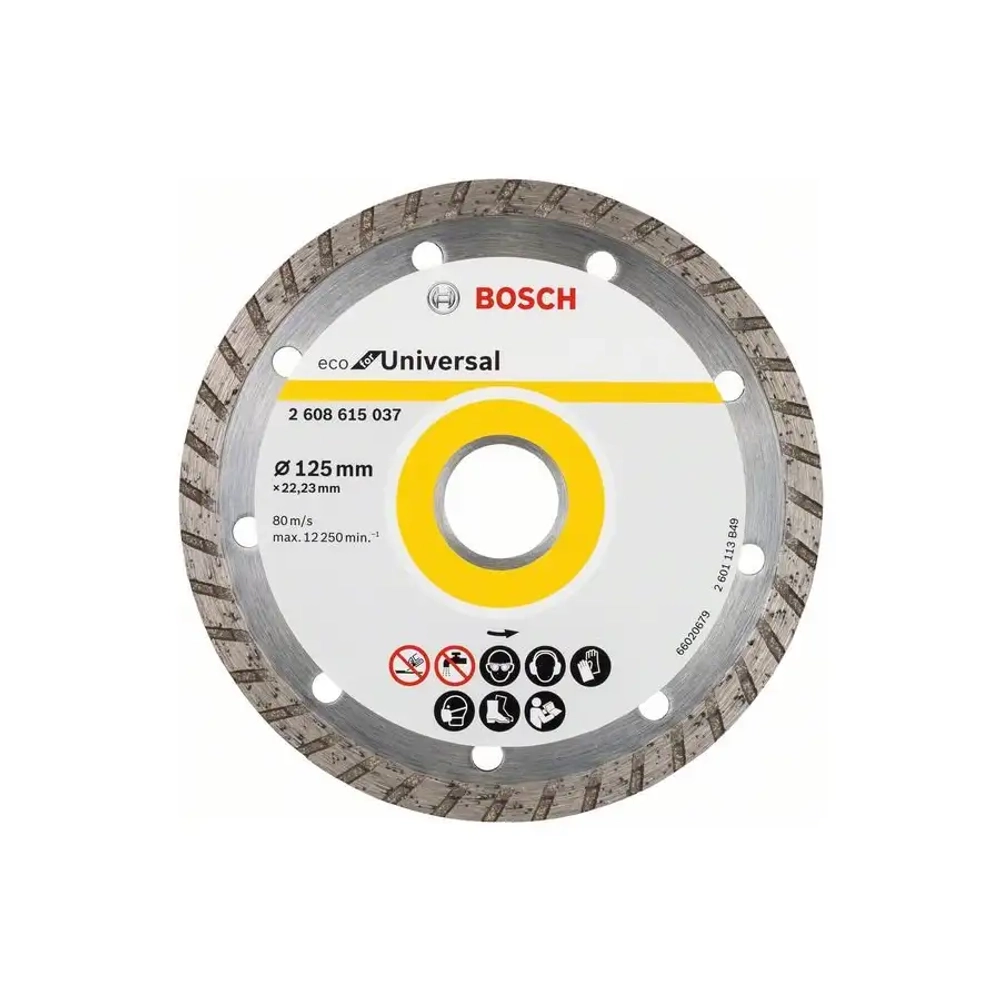 Алмазный отрезной круг ECO for Universal 125 мм BOSCH 2608615037