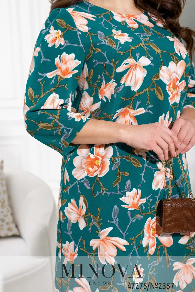 Платье 2357-зеленый Minova