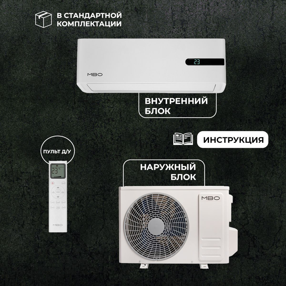 Сплит-система MBO MI-2 DC INVERTER MBOI-07HN1, для помещения до 20 кв.м.
