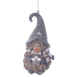 GAEM Фигурка декоративная подвесная "Гном", L5,5 W5 H10 см, 2в.