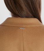 Хлопковое пальто BOSS BLACK - коричневый(50501019)