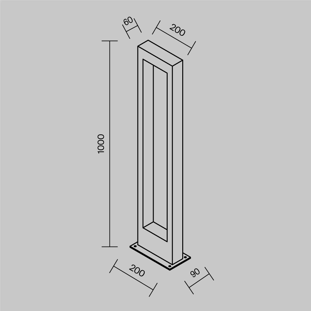 Ландшафтный светильник Outdoor O425FL-L10GF