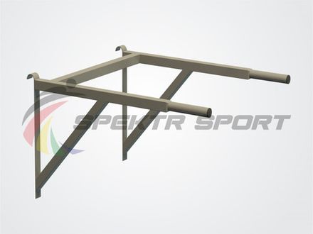 Брусья навесные на шв. стенку Школьник 5 цв. белый Серый