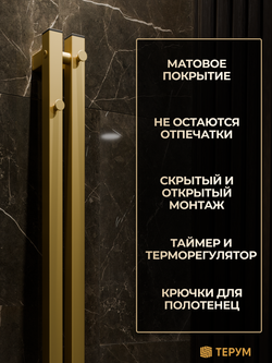 Полотенцесушитель Calido 2 PRO 110х8 золото