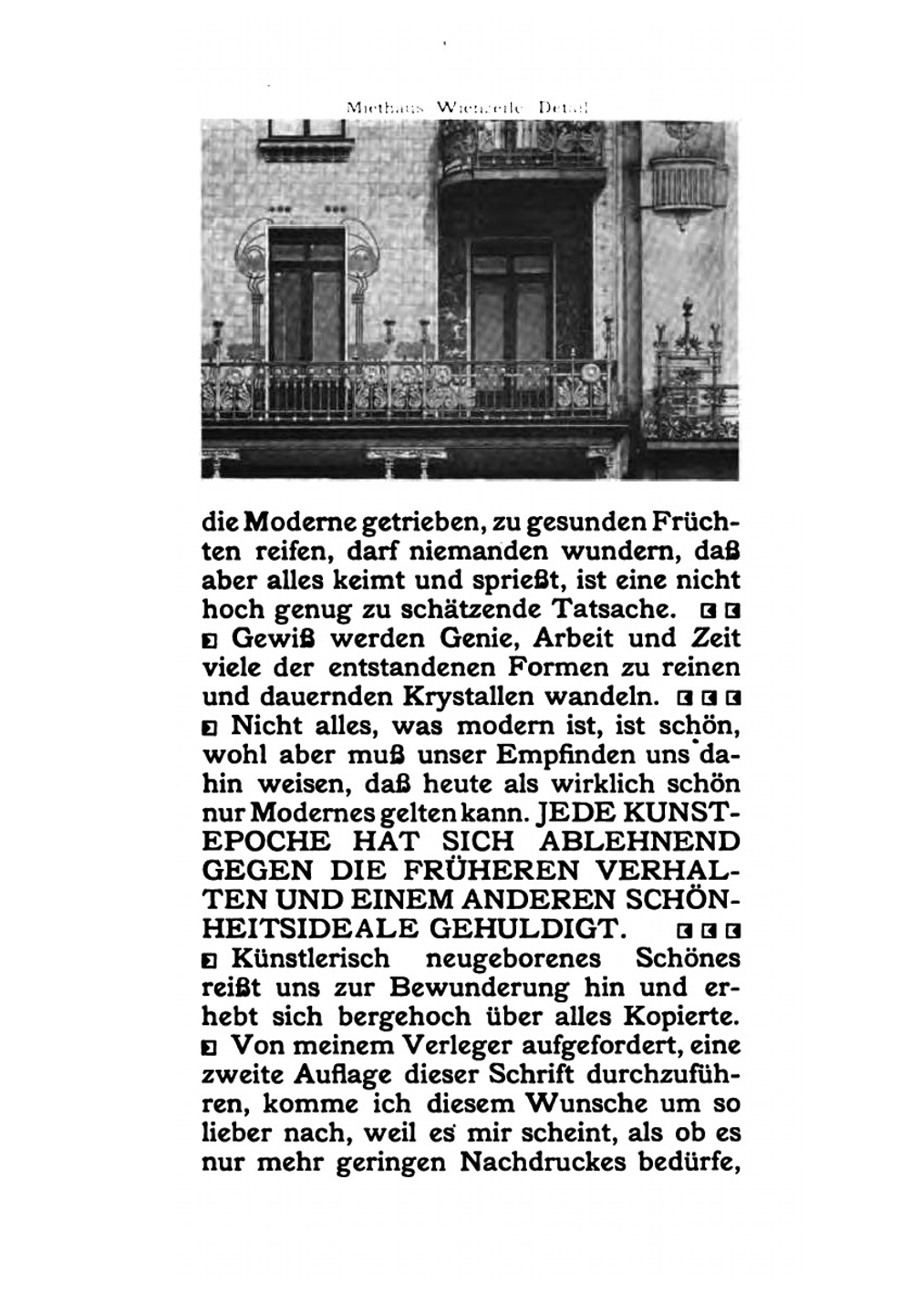 Moderne Architektur | Otto Wagner