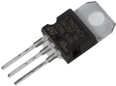 L7805CV Стабилизатор напряжения +5В, 1.5А (TO220)