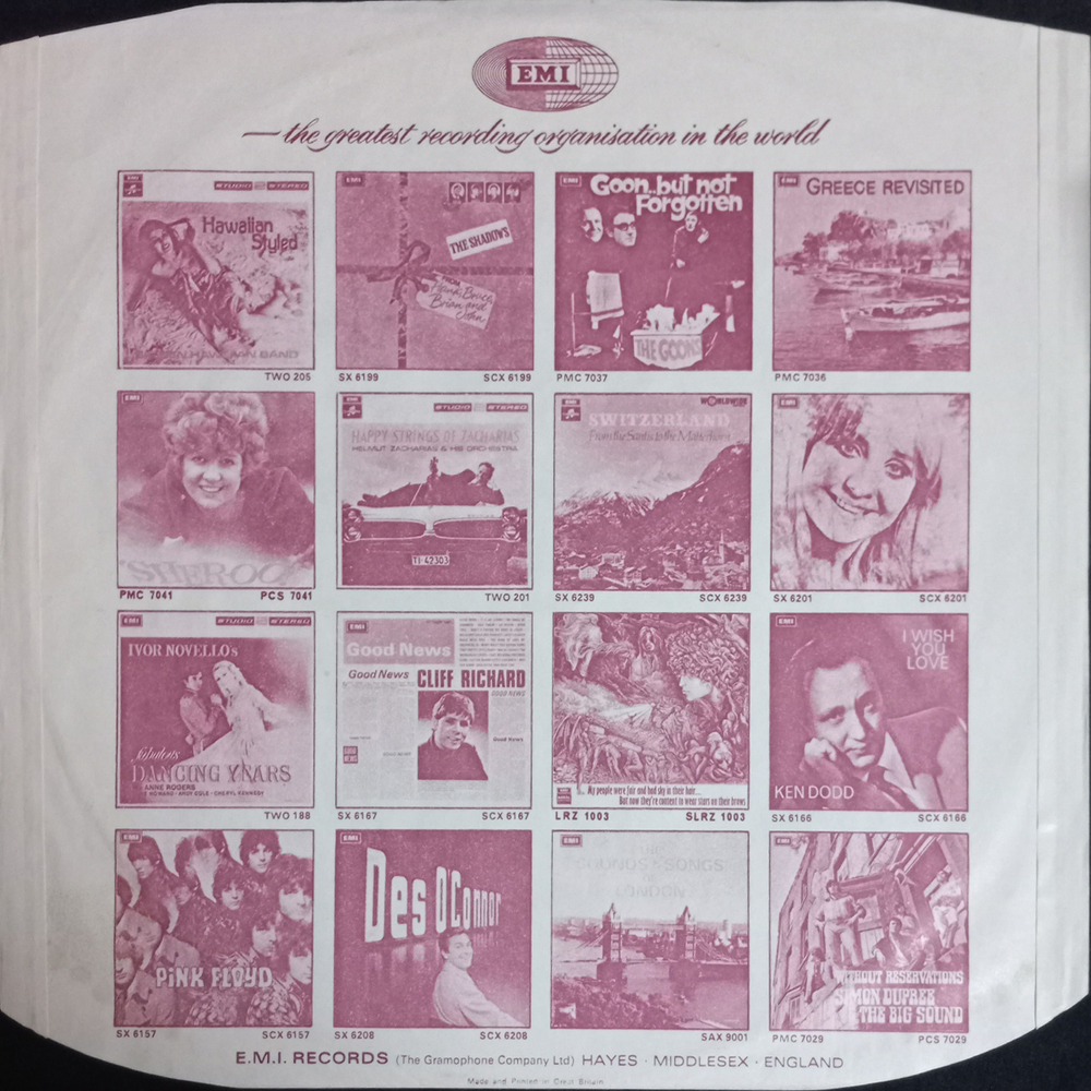 Pink Floyd / A Saucerful Of Secrets (LP)