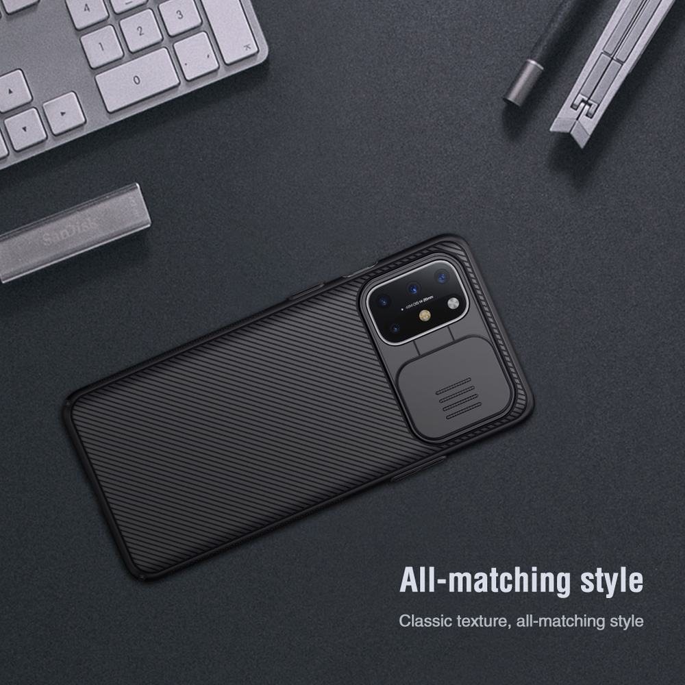 Чехол для OnePlus 8T от Nillkin серия CamShield Case с защитной крышкой для задней камеры