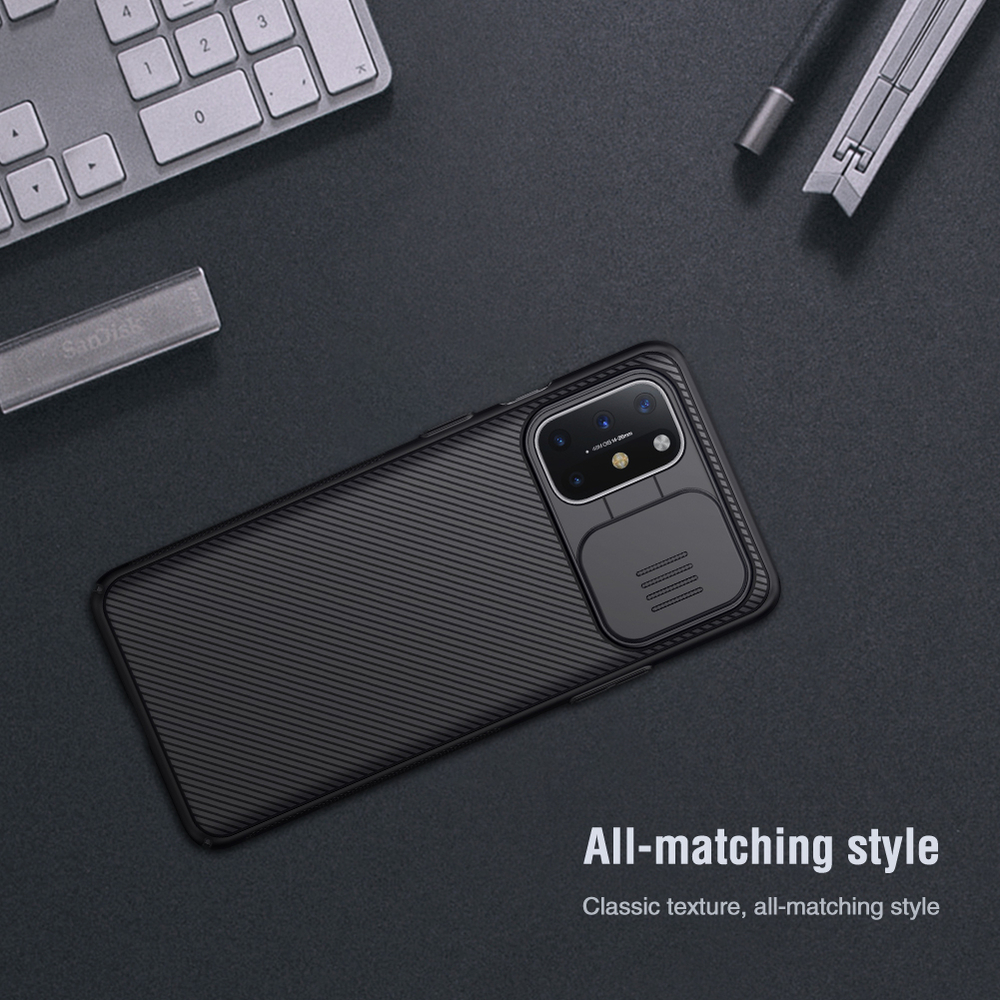 Чехол для OnePlus 8T от Nillkin серия CamShield Case с защитной крышкой для задней камеры