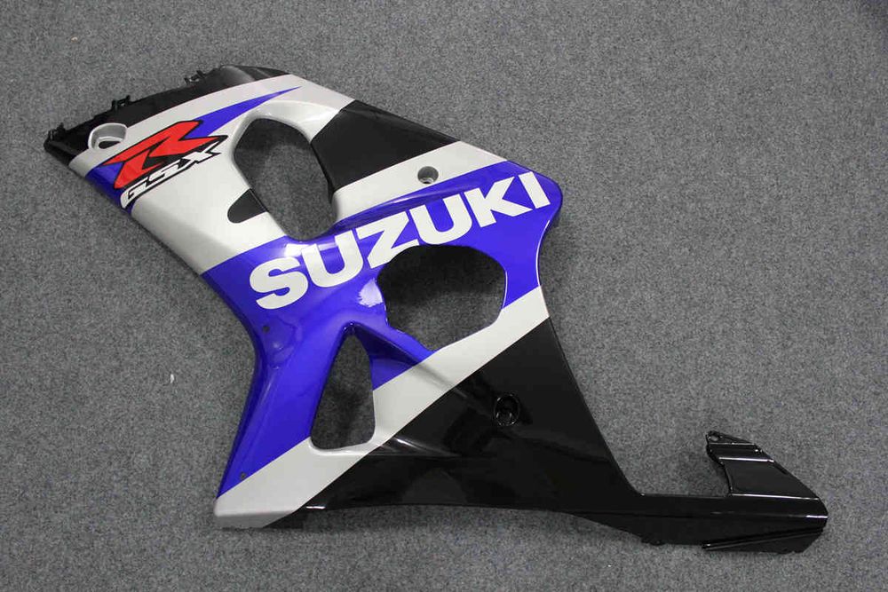 Комплект пластика для мотоцикла Suzuki GSX-R1000 00-02 Сине-Черно-Серебристый