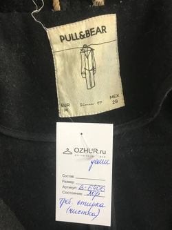 Пальто Pull&Bear модное, маркировка М, визуально на 46 размер