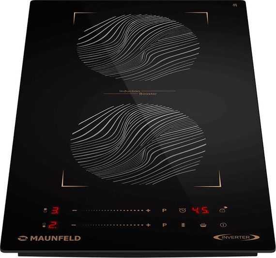 Индукционная стеклокерамич. панель MAUNFELD CVI292S2BBKF Inverter