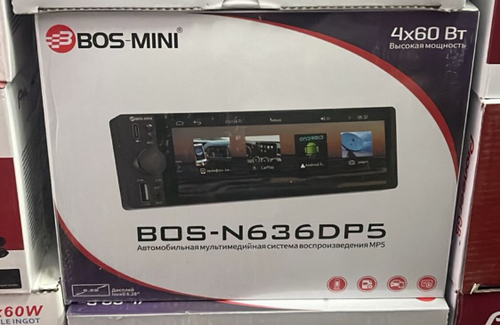 BOS-N636DP5 / Автомагнитола 1din MP5 Bos-Mini BOS-N636DP5 CarPlay