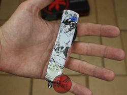 Нож Microtech UTX-85 S/E , клинок стандартный - восточные рисунки + запчасти RK-402