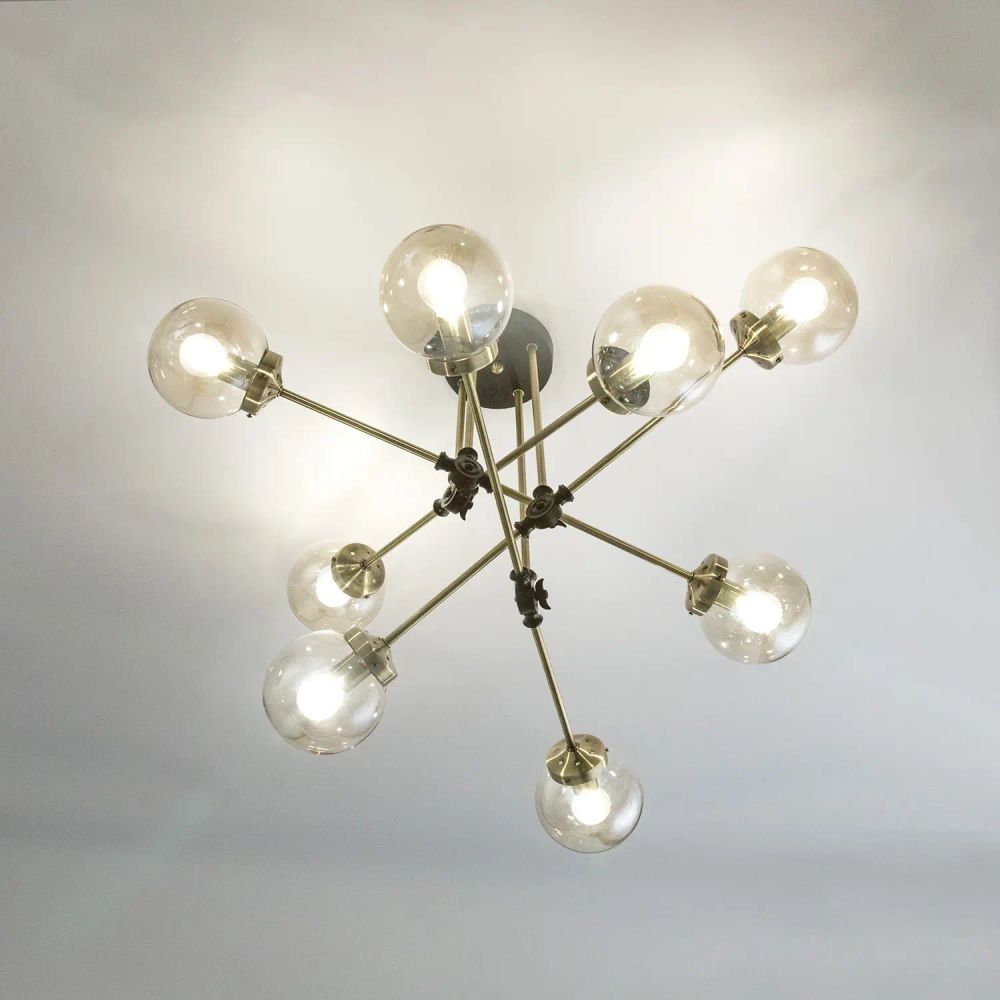 Citilux Планета CL105185 Люстра на штанге поворотная Бронза