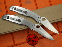 Нож Spyderco Endura® 4 Stainless - стальная рукоять, спуски сред