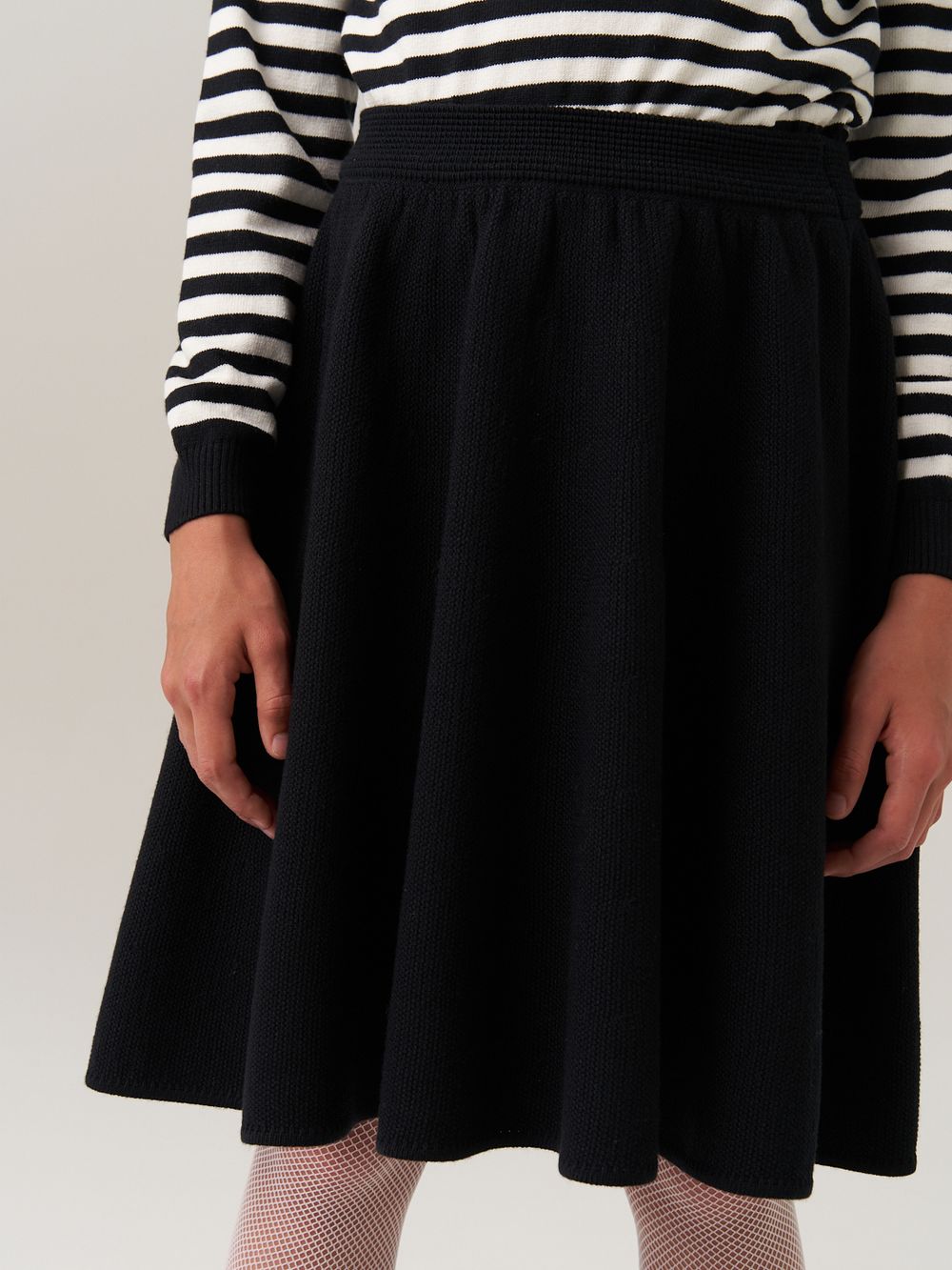 Юбка для девочки в школу AT814 черный