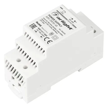 Блок питания ARV-DR30-48 (48V, 0.6A, 30W) (Arlight, IP20 DIN-рейка) 034675