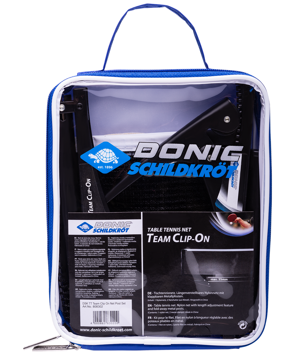 Сетка для настольного тенниса Team Clip On, крепление клипса