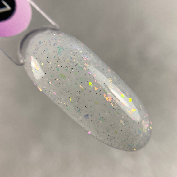 Жидкий полигель светоотражающий с юкки Crazy lak 27 10мл (для укрепления, ремонта, донаращивания)