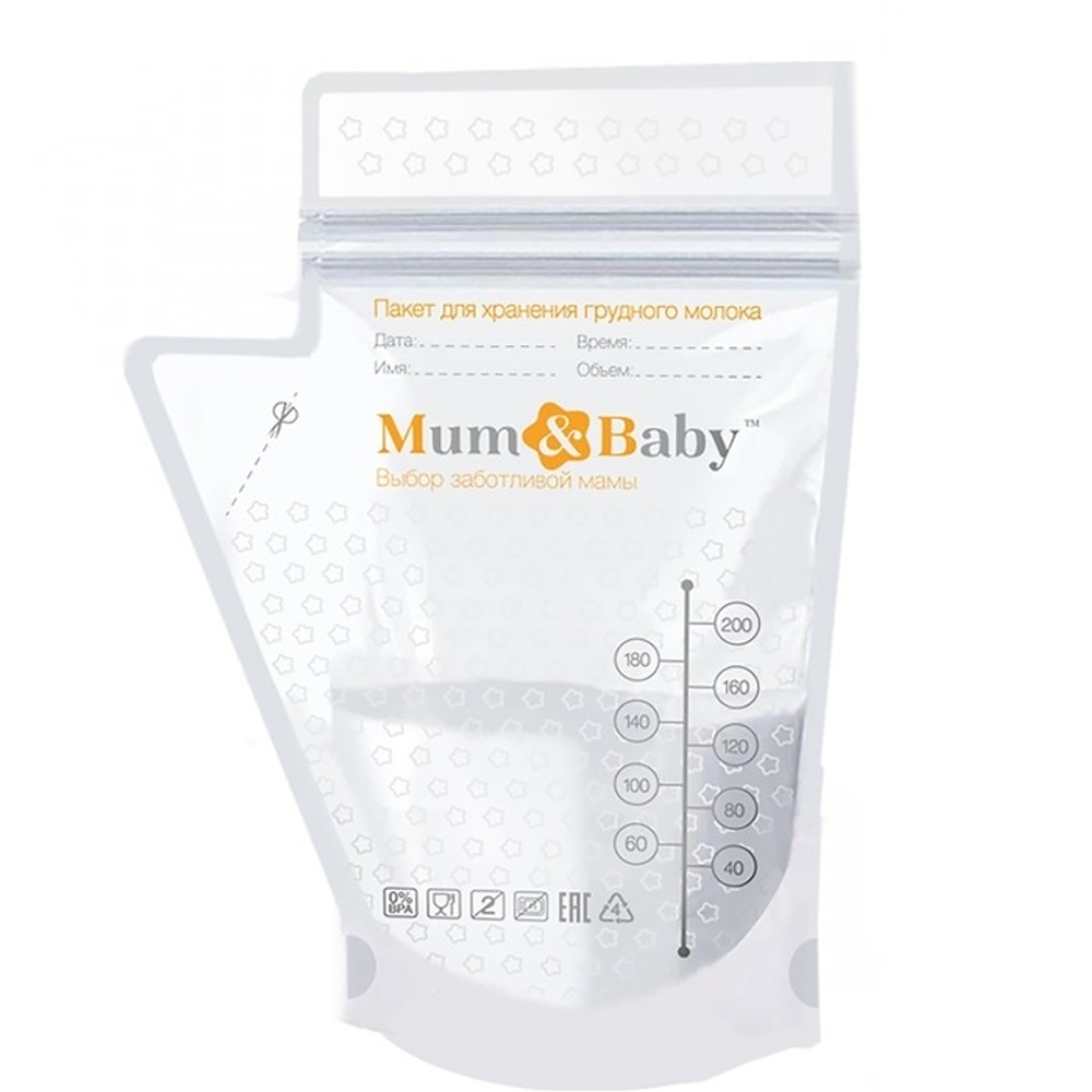 3103722 Пакеты для хранения и заморозки грудного молока, 200 мл, 15 шт.