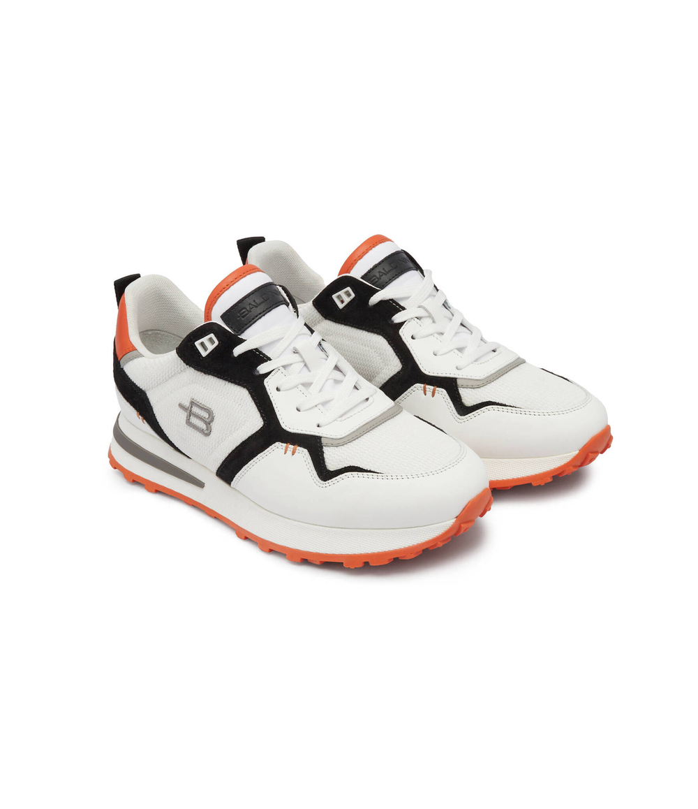 Кожаные кроссовки Baldinini - белый(U4E910T1VITE)